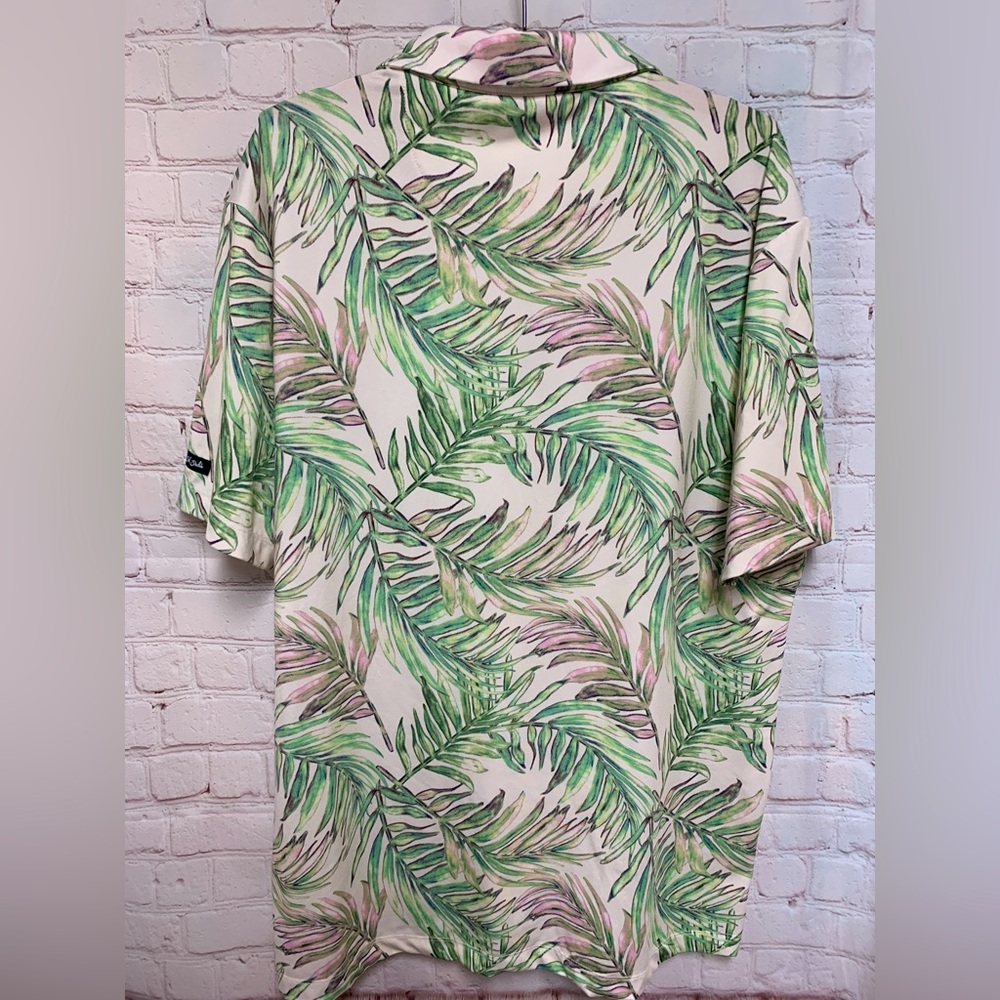 Bad Birdie Tropical Leaf Polo Golf ⛳️ Shirt Size XL - Picture 6 of 6